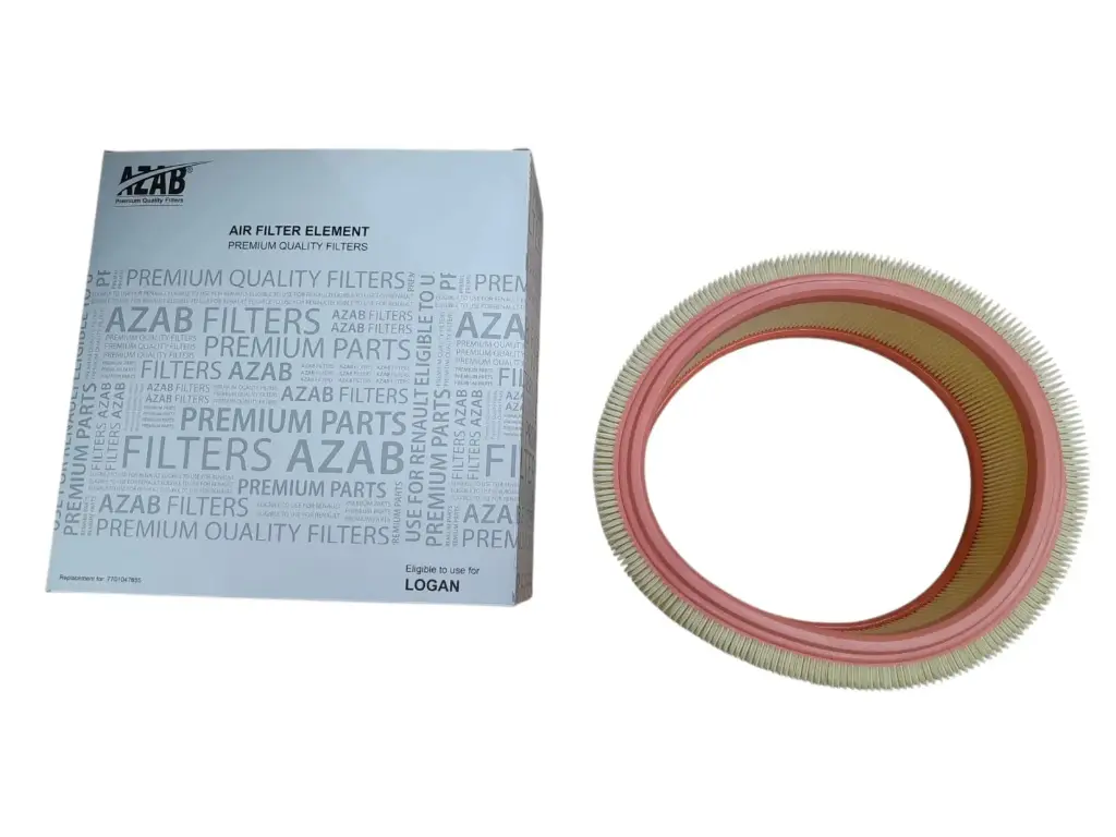 Air Filter Renault Logan Round [Azab] (Made in China)