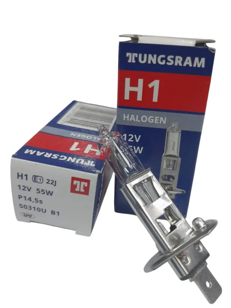 Lamp Halogen H1 12V 55W [Tungsram] ( Made in Hungary) (50310U B1)