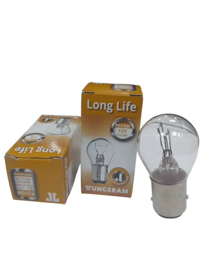 Lamp 2 Pole P21/5W 12V 21/5W Long Life [Tungsram] (Made in Hungary) (1077L B1)