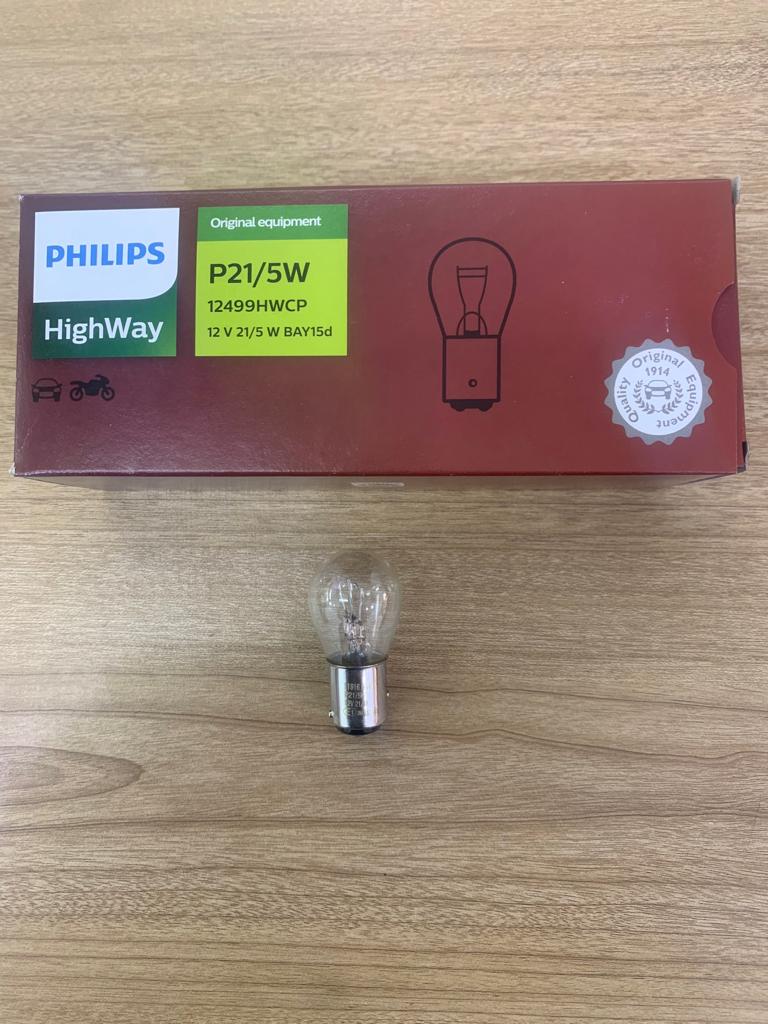 Lamp 2 Pole P21/5W 12V 21/5W [Philips] (Made in China) (CN12499HWCP)