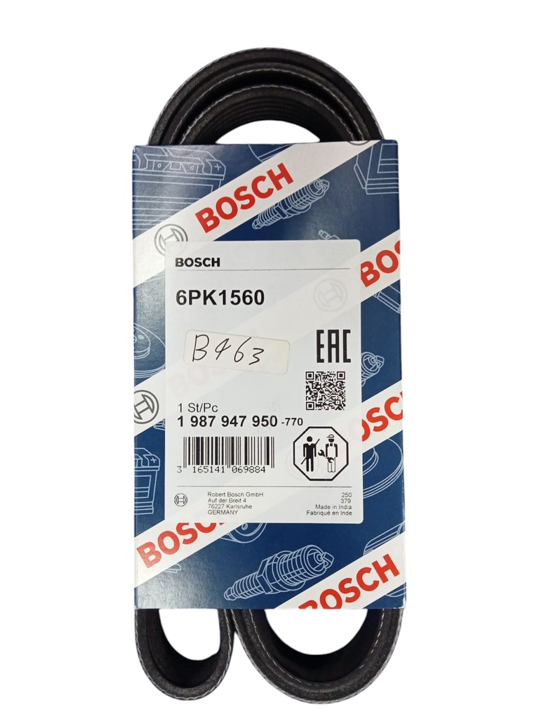 [B463] Belt 6PK1560 [Bosch] (Made in Germany) (1987947950)