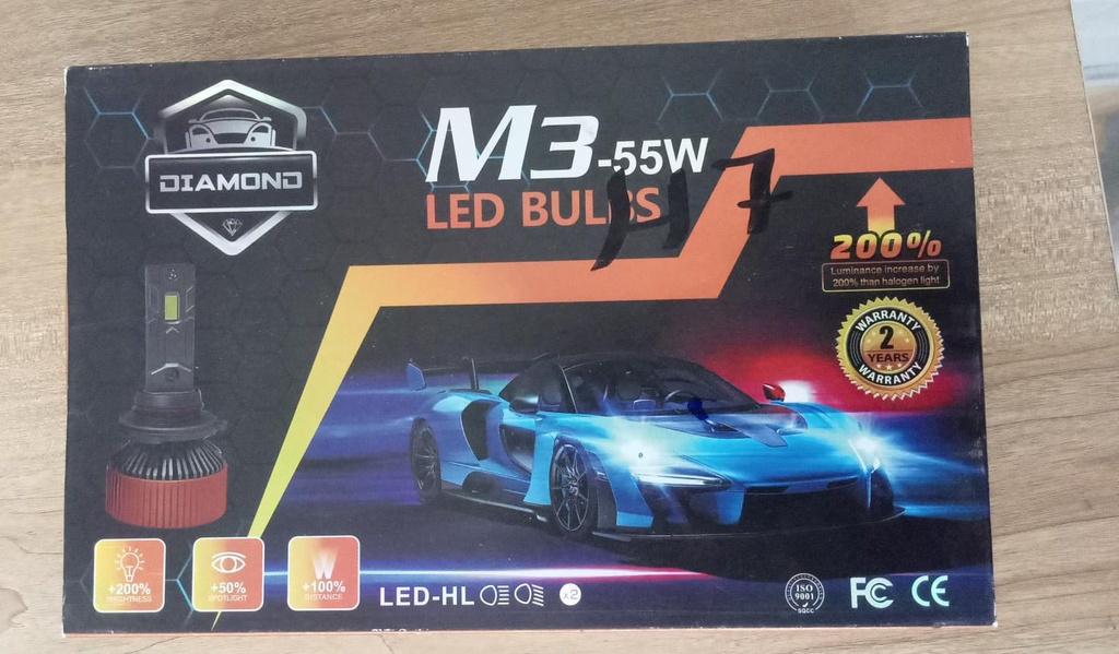 Lamp Kit Led H4 12 volt 55 Watt [M3] (made in China)