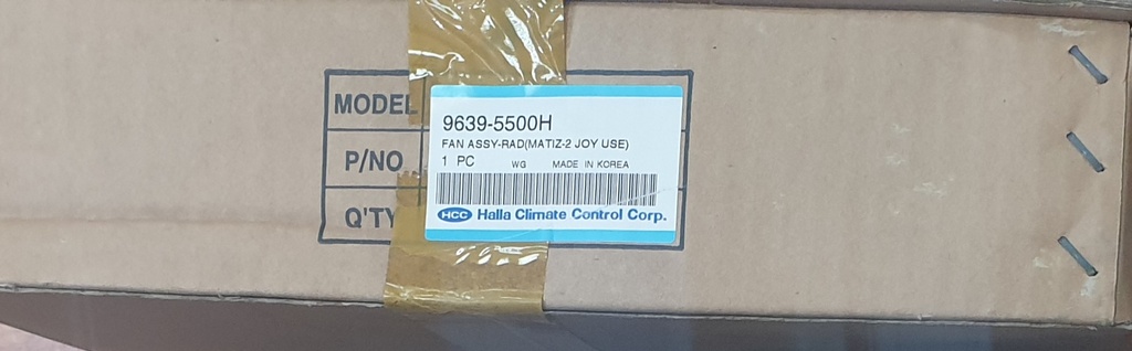 Fan for Radiator Chevrolet spark [HALLA](9639-5500H)(Made in Korea)