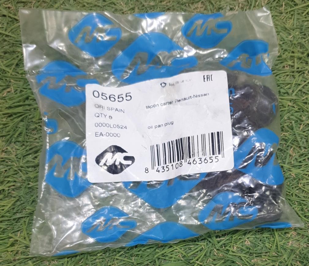 Oil Sump Plug Renault Logan [Metalcaucho] (Made in Spain) (05655)