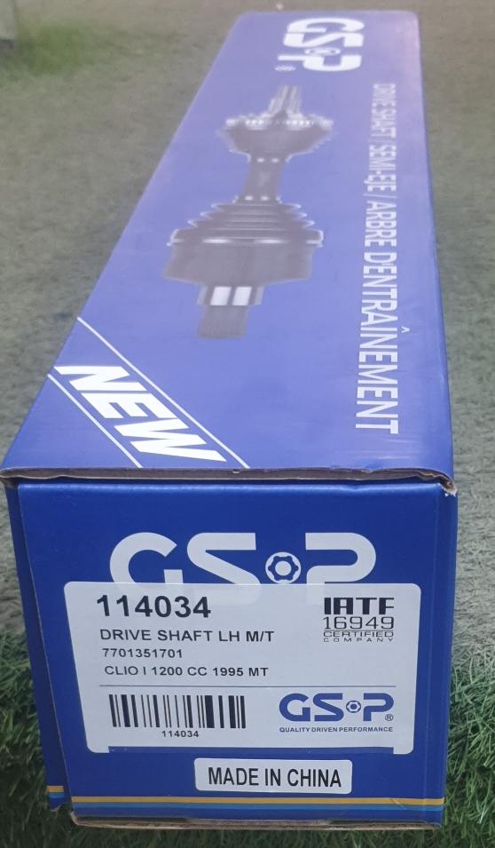 CV Joint Left Renault Clio 1200 [GSP](MADE IN CHINA)(114034)