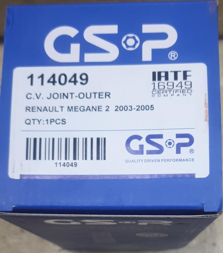 [CV102] CV joint outer Renault Megane 2 [GSP](MADE IN CHINA)(114049)