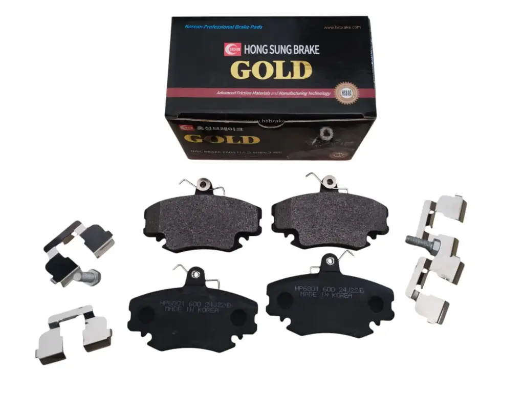 Brake Pads Front Peugeot 205/Renault Logan 2007-2010/CLio [Gold](Made in Korea)(410609342R)(HP6801)