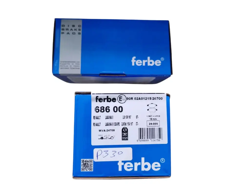 Brake pad front Renault megane 2 [Ferbe](made in Turkey)(R68600)