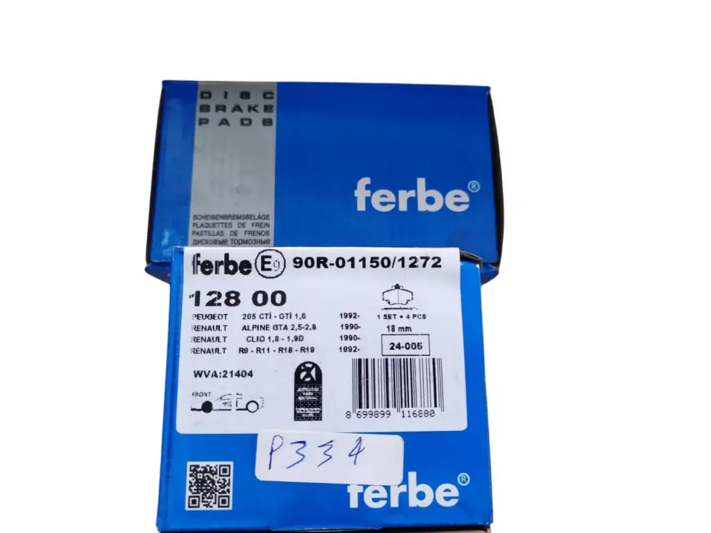 Brake pad front Renault Logan 2011 [Ferbe](made in Turkey)(R12800)