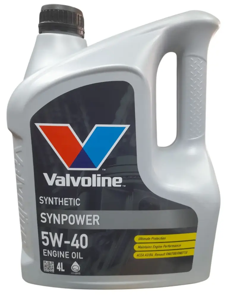 [O305] Valvoline Synpower 5W40 - 4 Litres- 