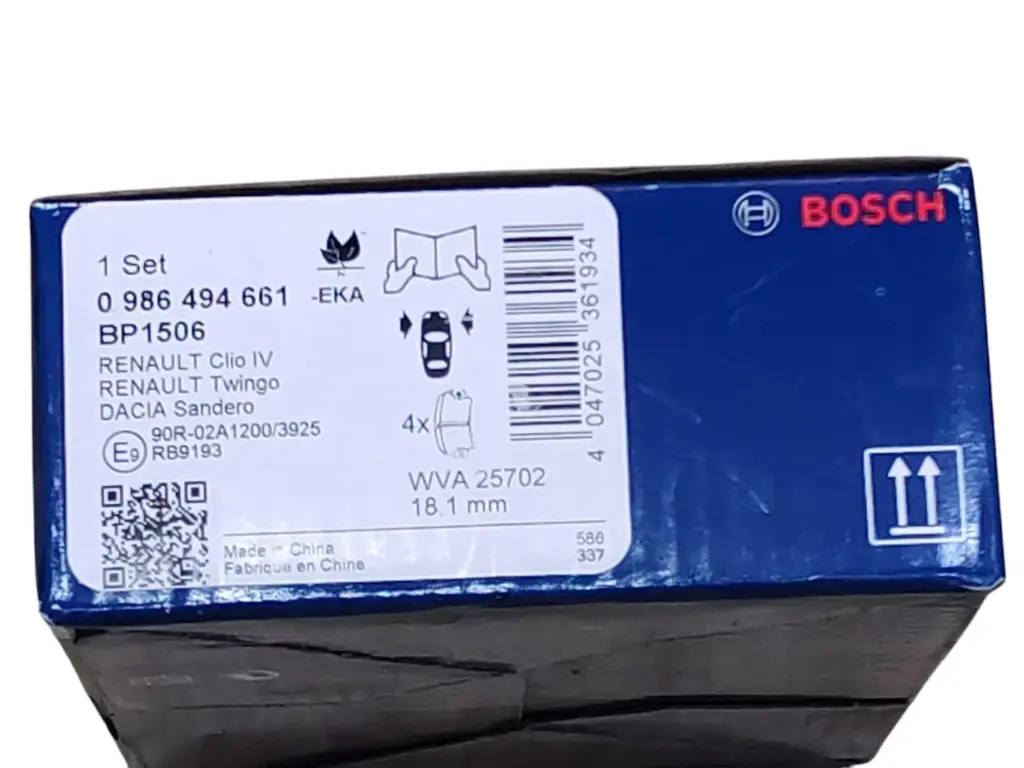 Brake Pad Front Renault New Logan Small[Bosch](0986494661)