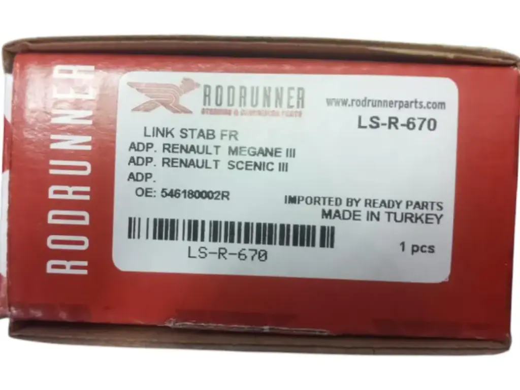 Stabilizer Link R/L Renault Megane 3/Fluence 3/Scenic 3 [Rod Runner] (LS-R-670 ) (Made in Turkey)