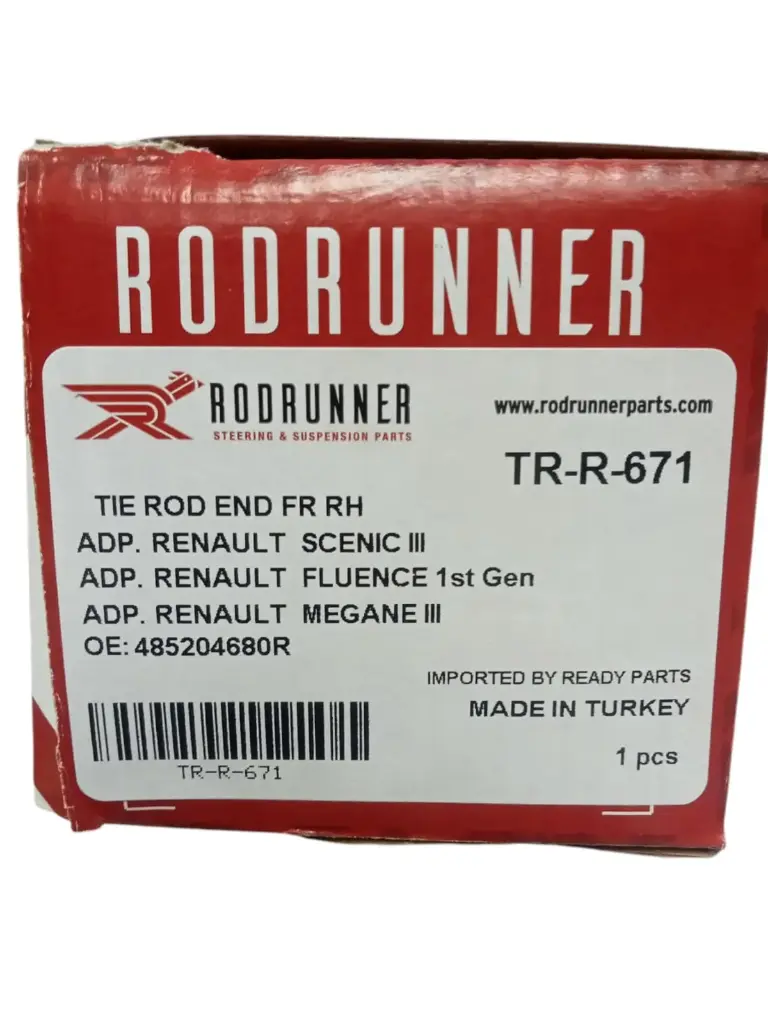 Tie Rod End Renault Megane/Fluence/Scenic 3 Left [Rod Runner](TR-R-671)(Made in Turkey)