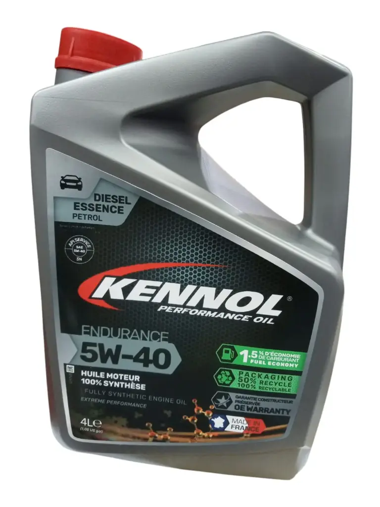 Kennol Engine Oil 5W40-4 liters Fully Synthetic API SN/CF (made in France)