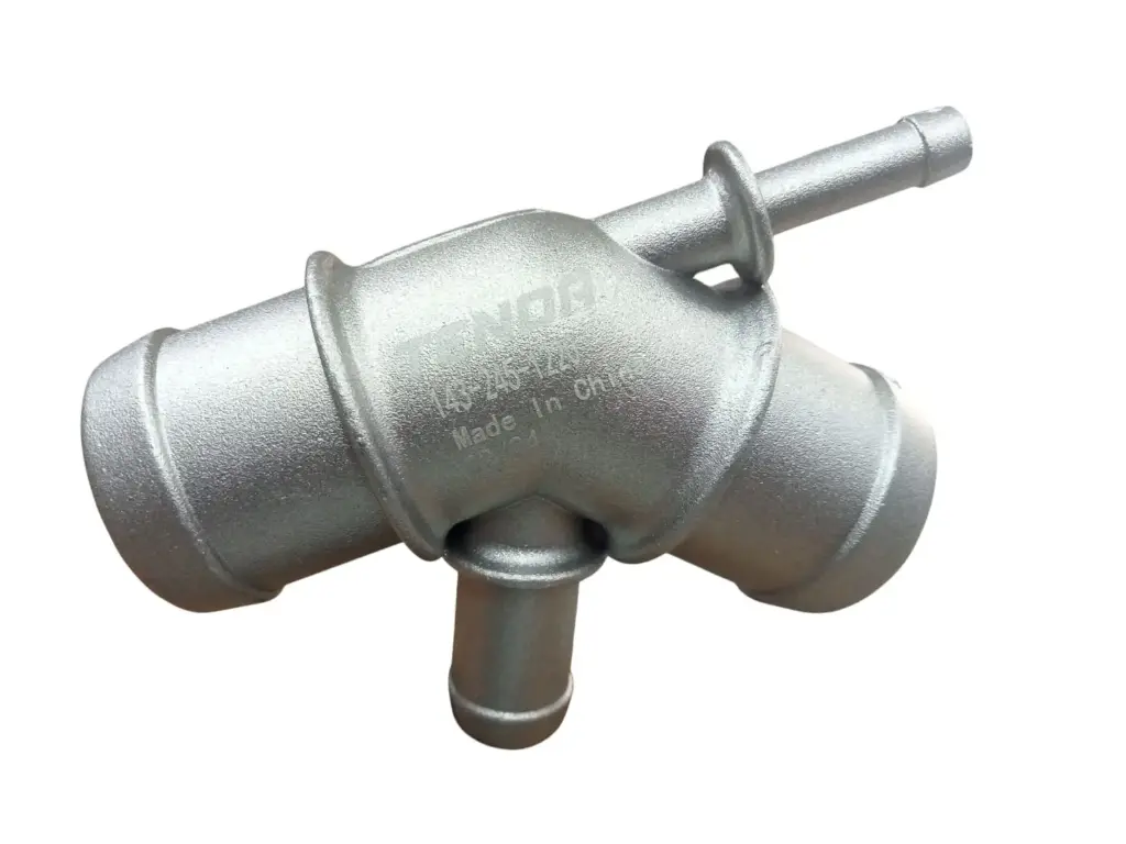 Elbow 4 outputs Skoda A4 right Aluminium [Tenda](made in China)(1J0121087C/AL)