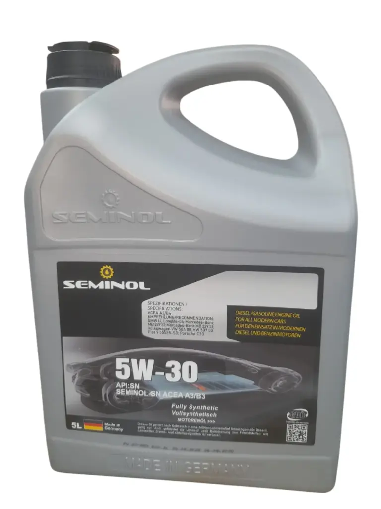 [O814] Engine Oil Fully Synthetic 5W-30 API SN 5 lt [Seminol](made in Germany)