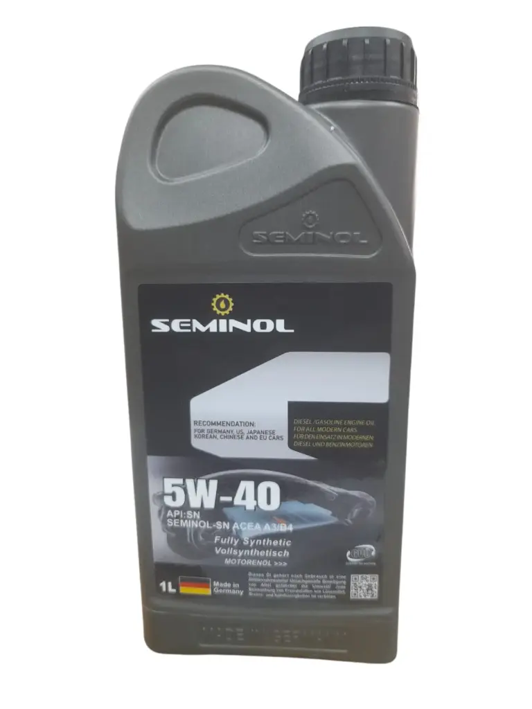 [O819] Engine Oil Fully Synthetic 5W-40 API SN 1 lt [Seminol](made in Germany)