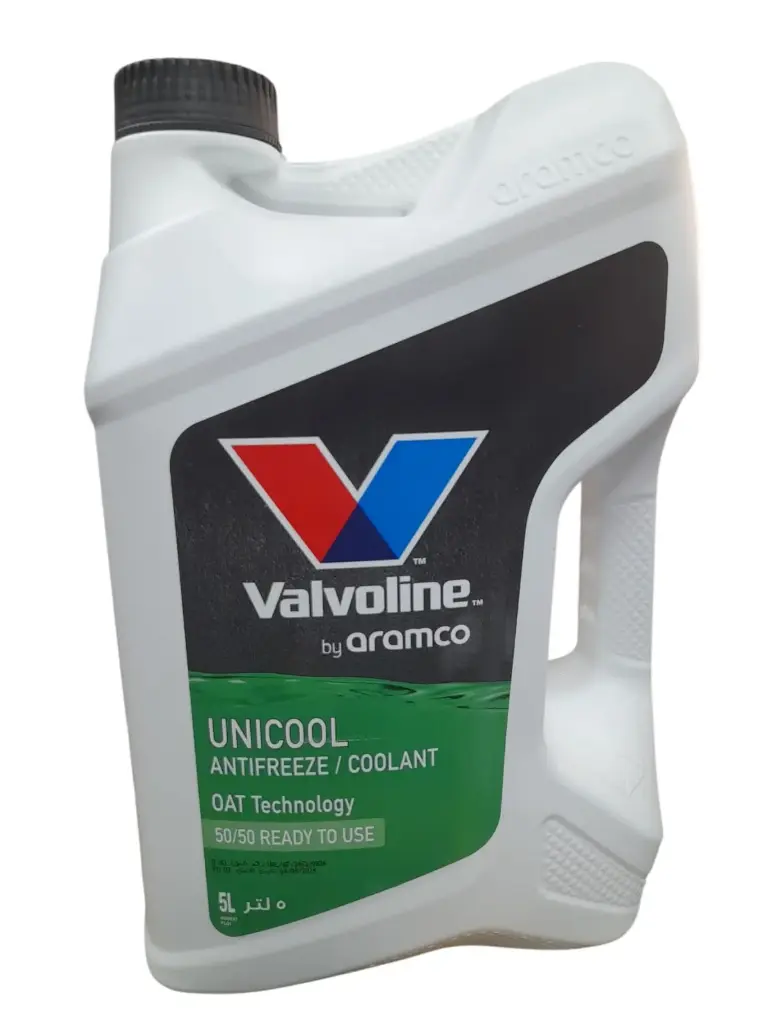 [O838] Coolant Unicool OAT Technology 5 lt [Valvoline](made in UAE)
