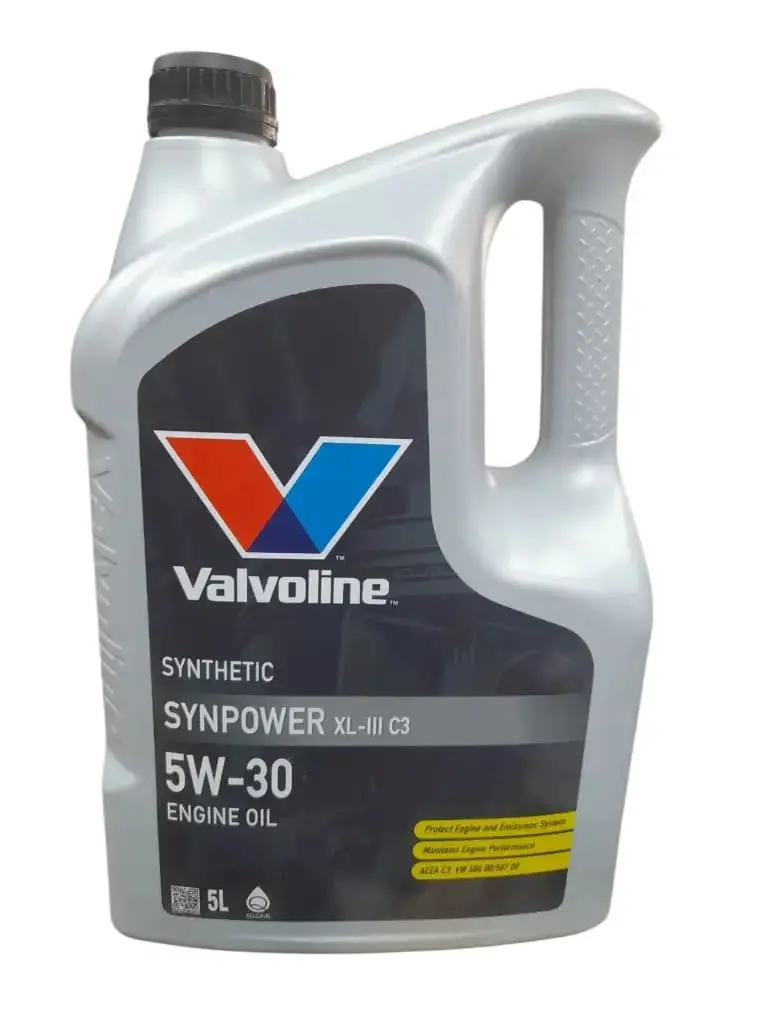 [O839] Engine Oil Synpower XL-III C3 5W-30 5L API SN [Valvoline](made in Holland)