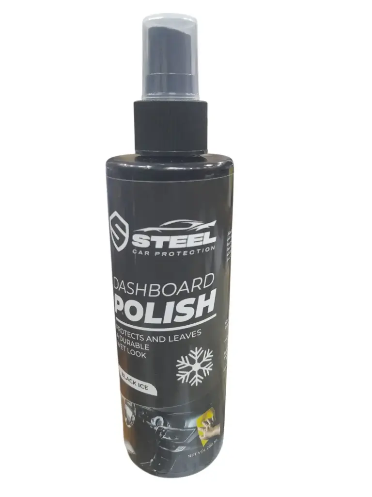 Dashboard Shining Liquid 200 ml [Shield Steel](made in Egypt)