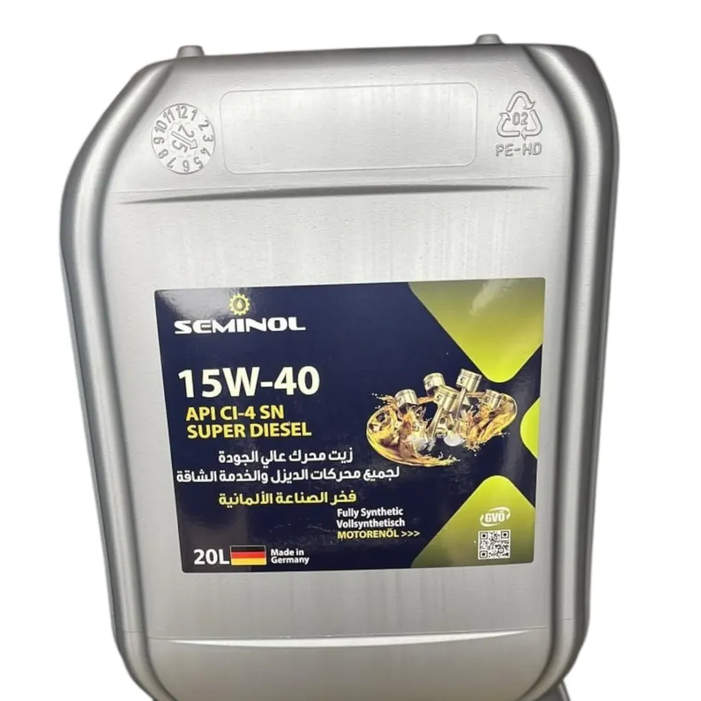 Engine Oil 15W40 Super Diesel API CI-4 / SN 20lt 7000KM [Seminol](made in Germany)