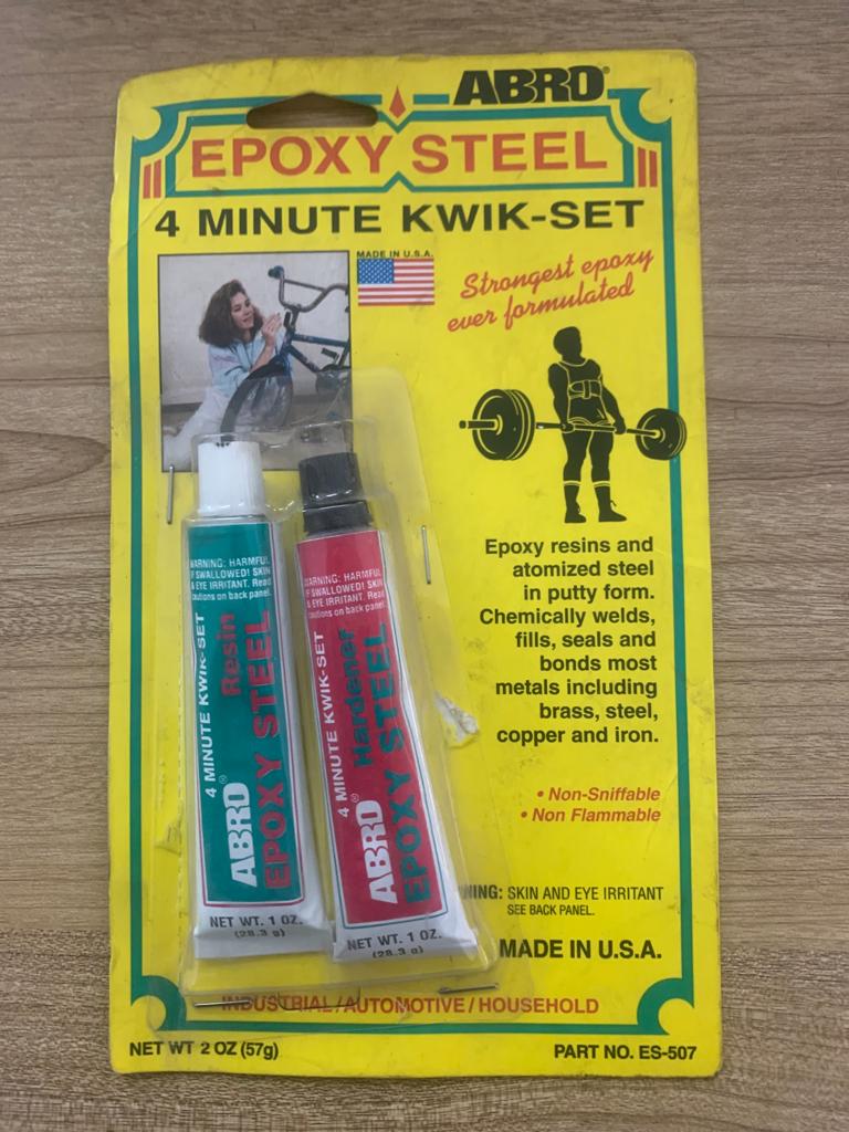 [A005] Epoxy Steel [Abro] (Made in USA) (ES-507) //
