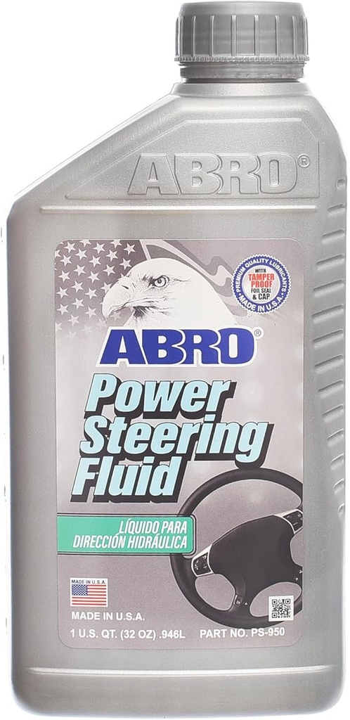 [O375] Power Steering Oil White [Abro](made in USA)(PS-950)