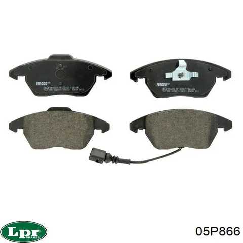 Brake Pads Set Front Peugeot 508 Old Shape [LPR] (Made in Italy) (05P866)