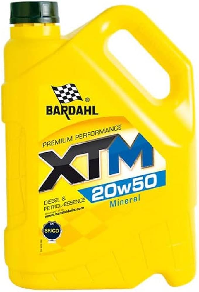 [O580] Bardahl XTM 20W-50 SF/CD 4 lt (Made in EU) //