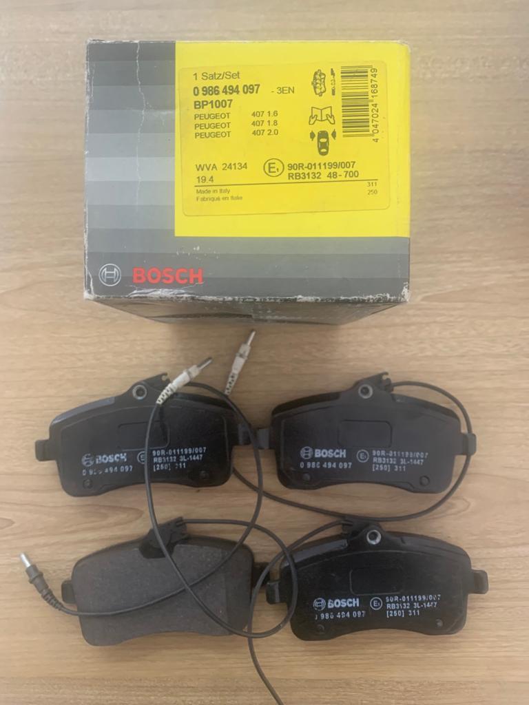 Brake Pads Set Front Peugeot 407 [Bosch] (0986494097)