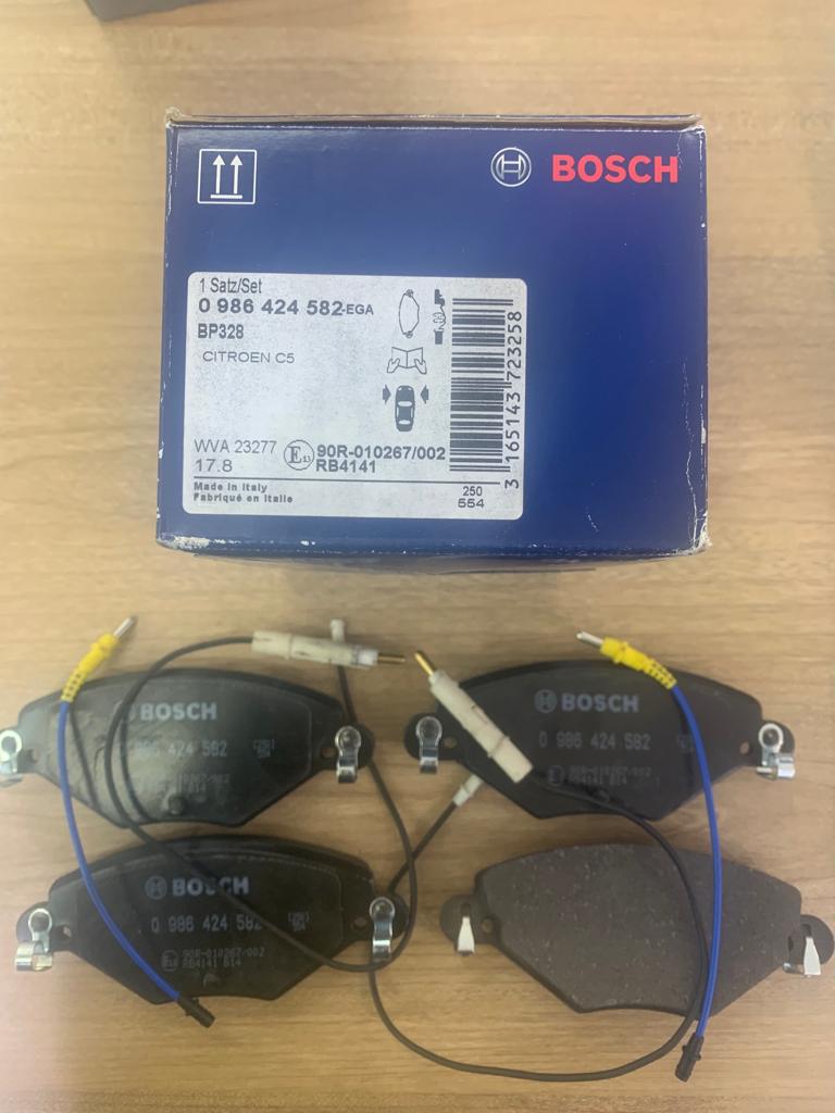 Brake Pads Set Front Citroen C5 [Bosch] (Made in Italy) (0986424582)