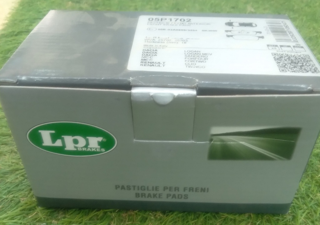 Brake Pads Set Front Renault Logan with spring (05P349)[LPR] (Made in Italy)