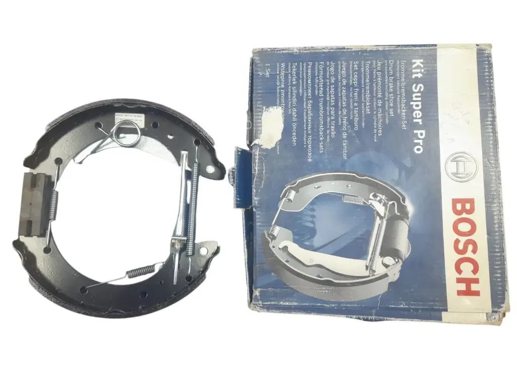 Brake Pads Set Rear with springs Partner 2008 [Bosch] (Made in Germany) (0204114556)