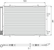 Cooler External 508+C5(2013-2018) Valeo 814406- 