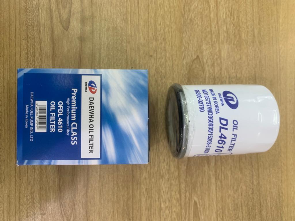 Oil Filter Mitsubishi Lancer/Fiat Tipo 1400 / Subaru / Mazda 3 [Daewha] (Made in Korea) (OFDL4610) 