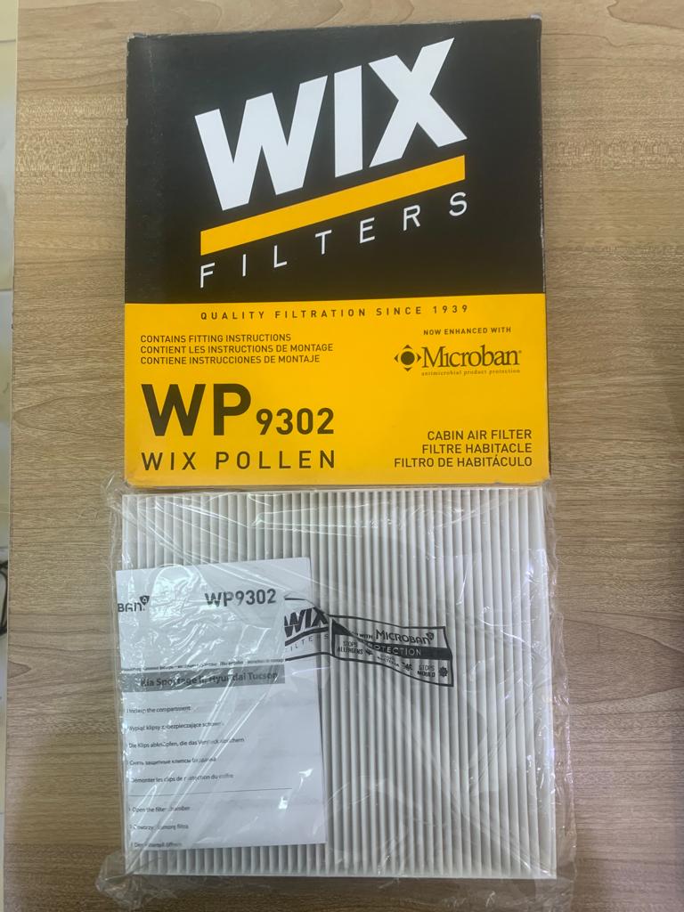 A/C Filter Kia Cerato / Hyundai Elantra [Wix] (Made in Poland) (WP9302)