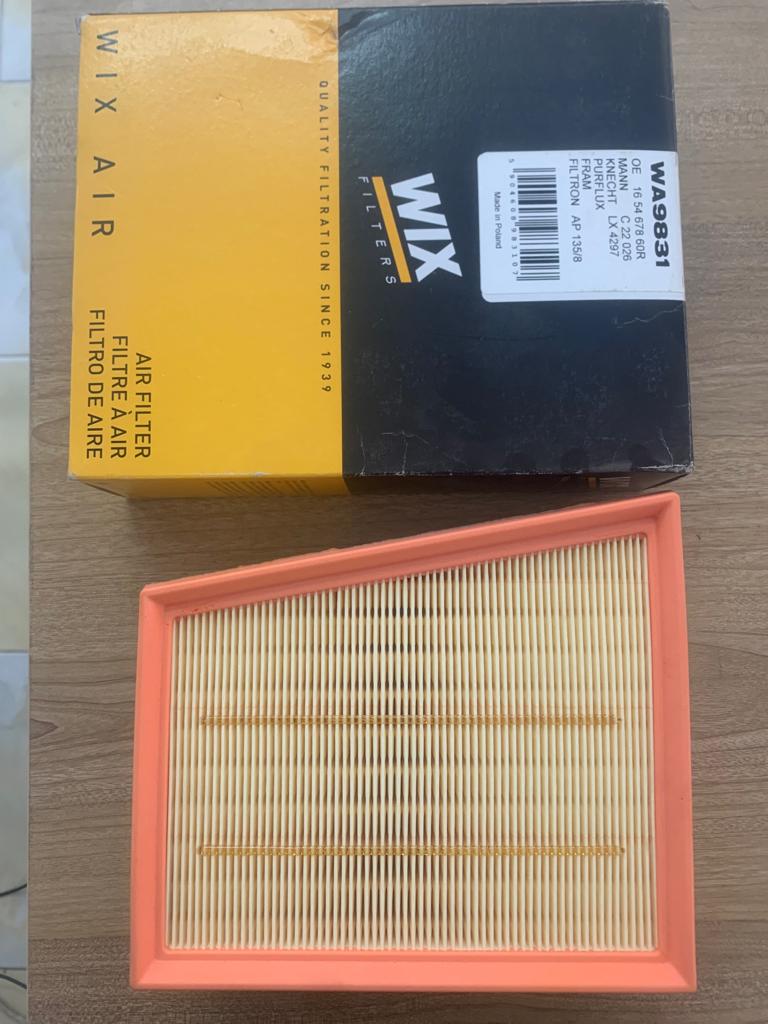 [F383] Air Filter Renault Megane 4 [Wix] (Made in Poland) (WA9831)
