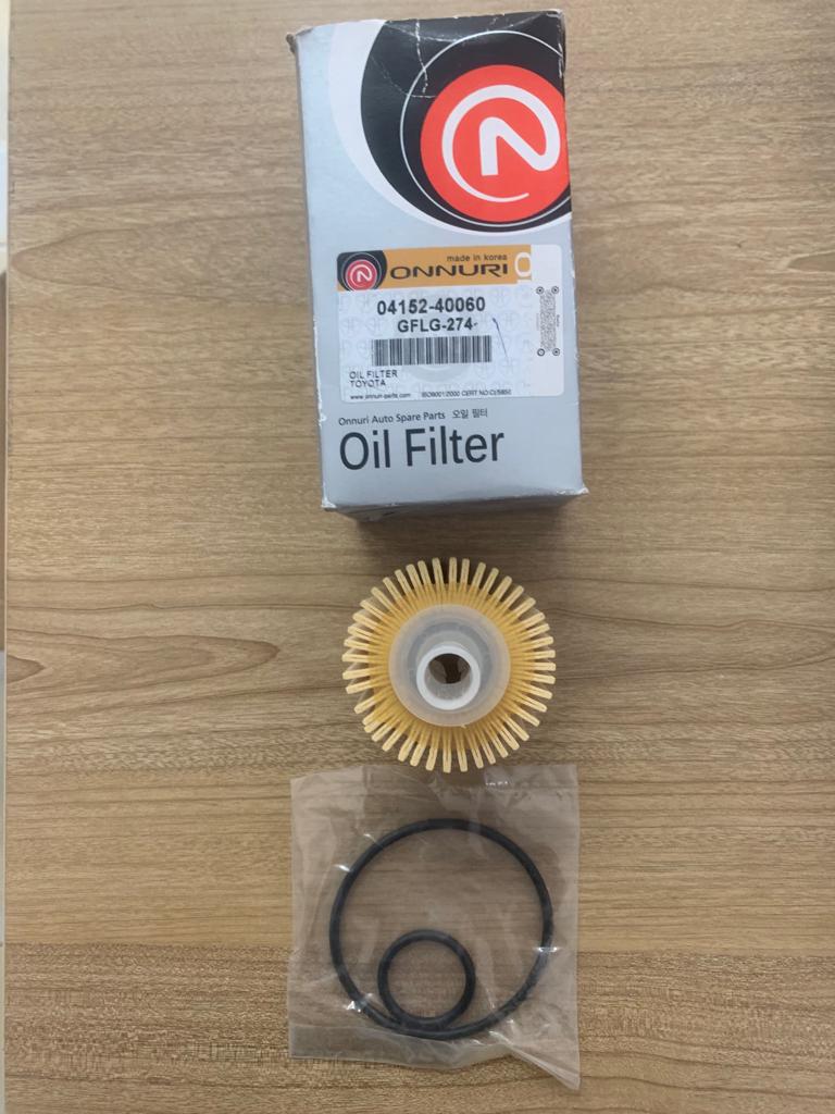 Oil Filter Element Toyota 2015 [Onnuri] (Made in Korea) (04152-40060) (GFLG-274)