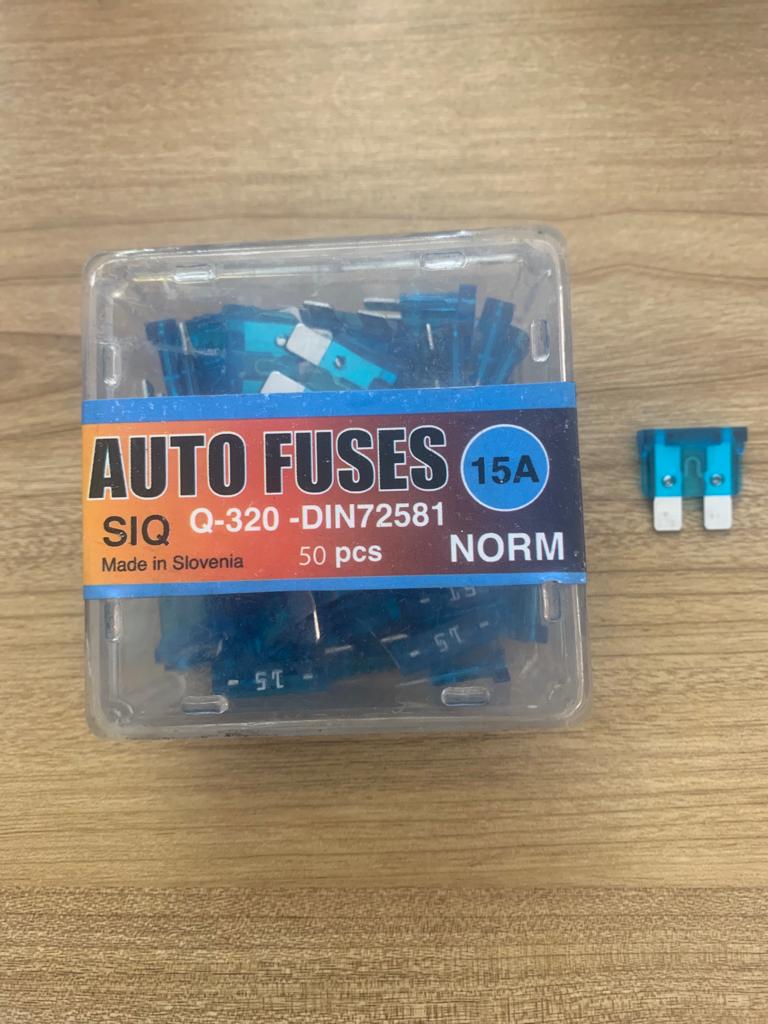 Fuse Medium 15 Amp [SIQ] (Made in Slovenia) 