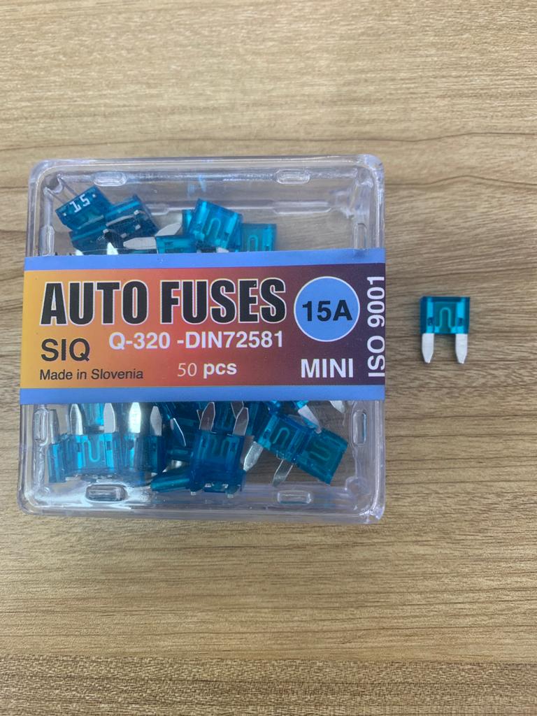 Fuse Micro 15 Amp [SIQ] (Made in Slovenia)