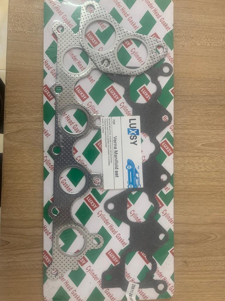 [G102] Gasket Set Exhaust Manifold Hyundai Verna [Luxsy] (Made in Korea) (25611-26100)