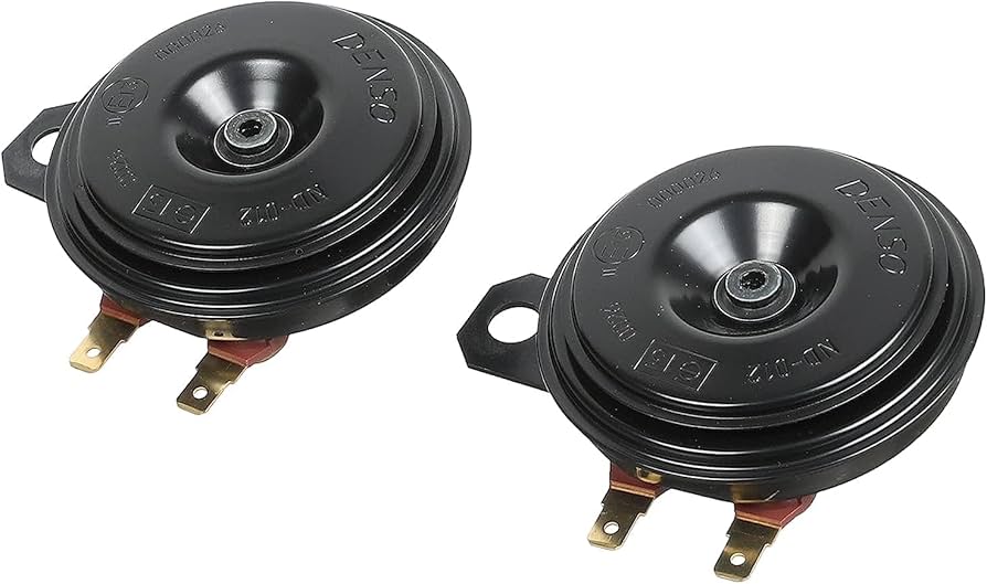 [E118] Horn small like Denso [Aplex] (Made in China) //