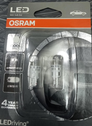 [L197] Lamp Kit W5W 4300 Kelvin [Osram]