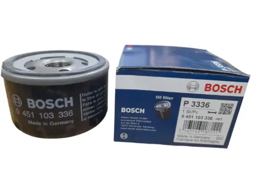 [F491] Oil Filter Renault Meagan 2 Senic + Fluence [Bosch] (Made in Germany) (0451103336)