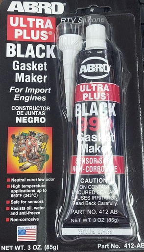[A048] Thermal Silicon Black 999 [Abro] (Made in USA)