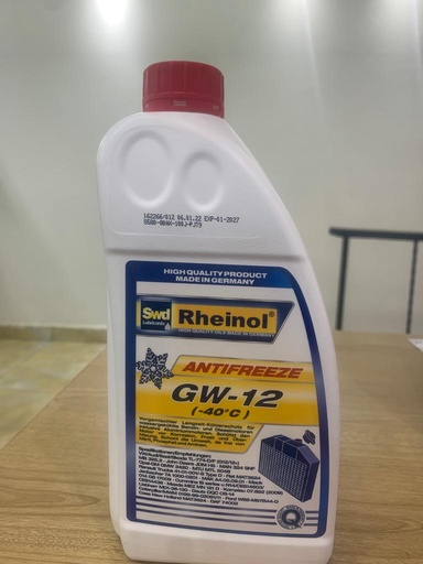 [O652] Coolant (Rheinol) Red 50/50 1.5lt (GW12) (Made in Germany)