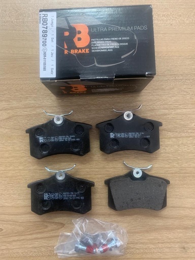 [P257] Brake Pads Set Rear Renault Fluence / Peugeot 307 [RBrake] (Made in Spain) (RB0789700)