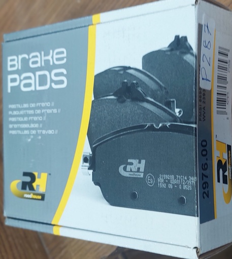 [P287] Brake Pads front Renault Megane 2 [roadhouse](made in spain)(297600)