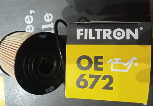 [F772] Oil Filter Element Fiat Tipo [Filtron](made in Poland)(OE672) 