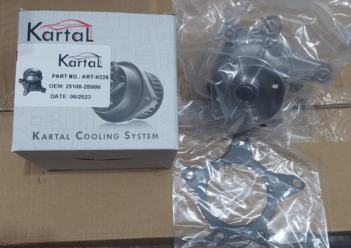 [WP074] Water Pump Elantra HD Kartal [KRT-H226](MADE IN CHINA) 